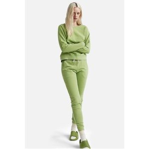 MATE THE LABEL organic terry classic jogger pistachio S NWT